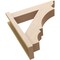 Ekena Millwork 5 1/2-in W x 22-in D x 22-in H Balboa Trad Rough Cedar Woodgrain TimberThane Outlooker, Primed Tan OUTUR055X22X22BOA04RCPR - alternate 6